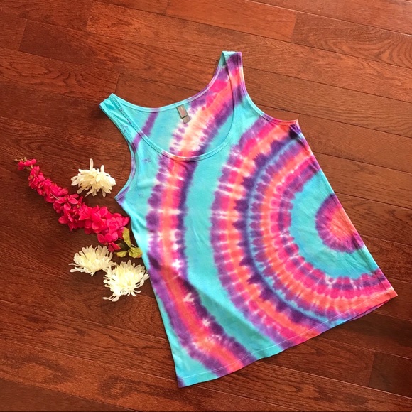 Tie Dye Modal Blend Tank - Picture 1 of 3